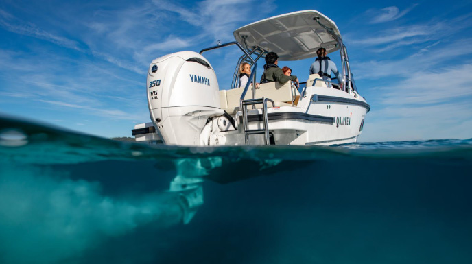 Der neue Yamaha 350hp V6 Außenbordmotor