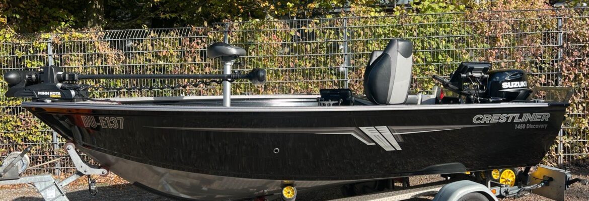 Crestliner Discovery 1450 Aluminium Angelboot Vollausstattung