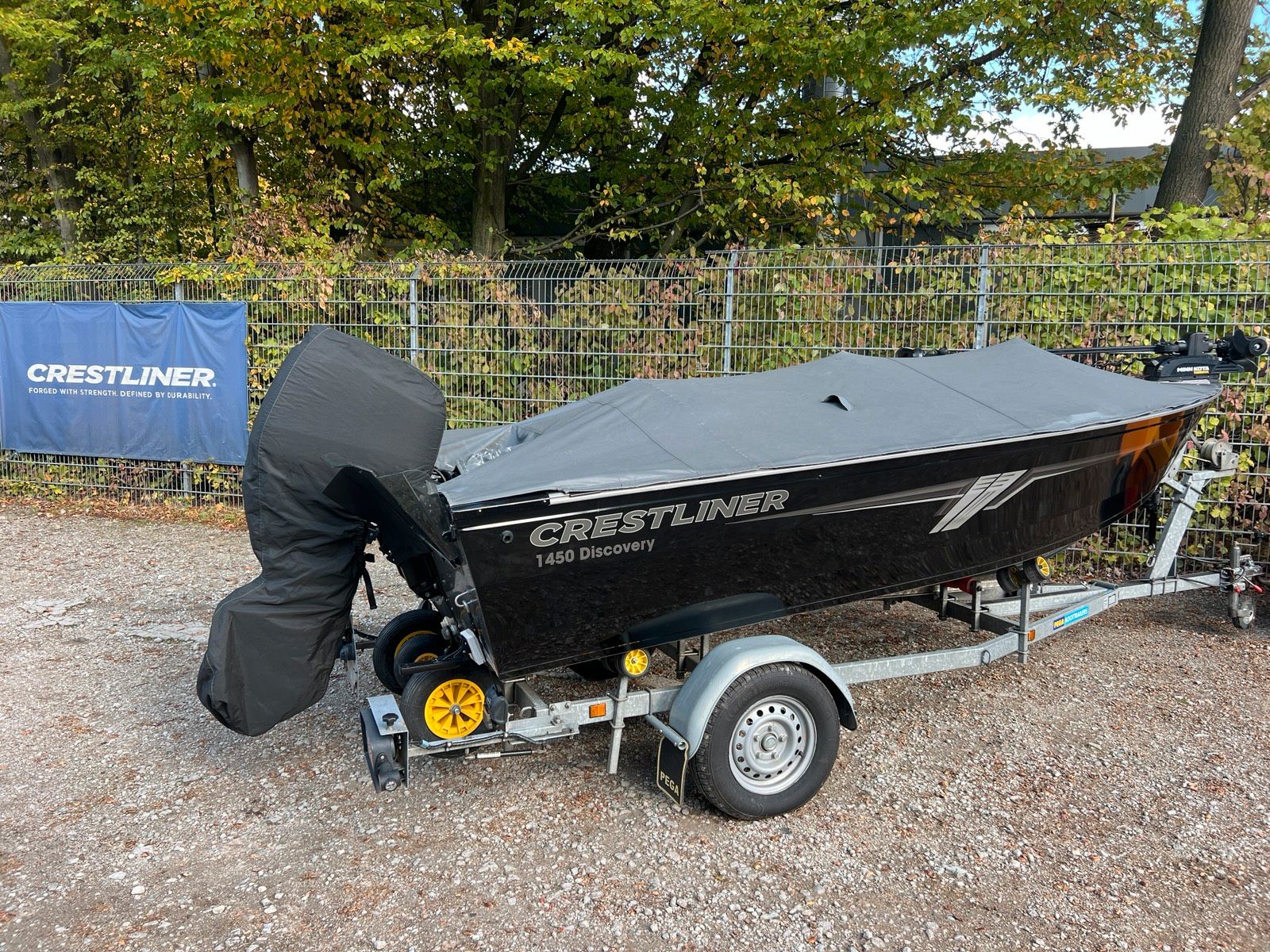 Crestliner Discovery 1450 Aluminium Angelboot Vollausstattung