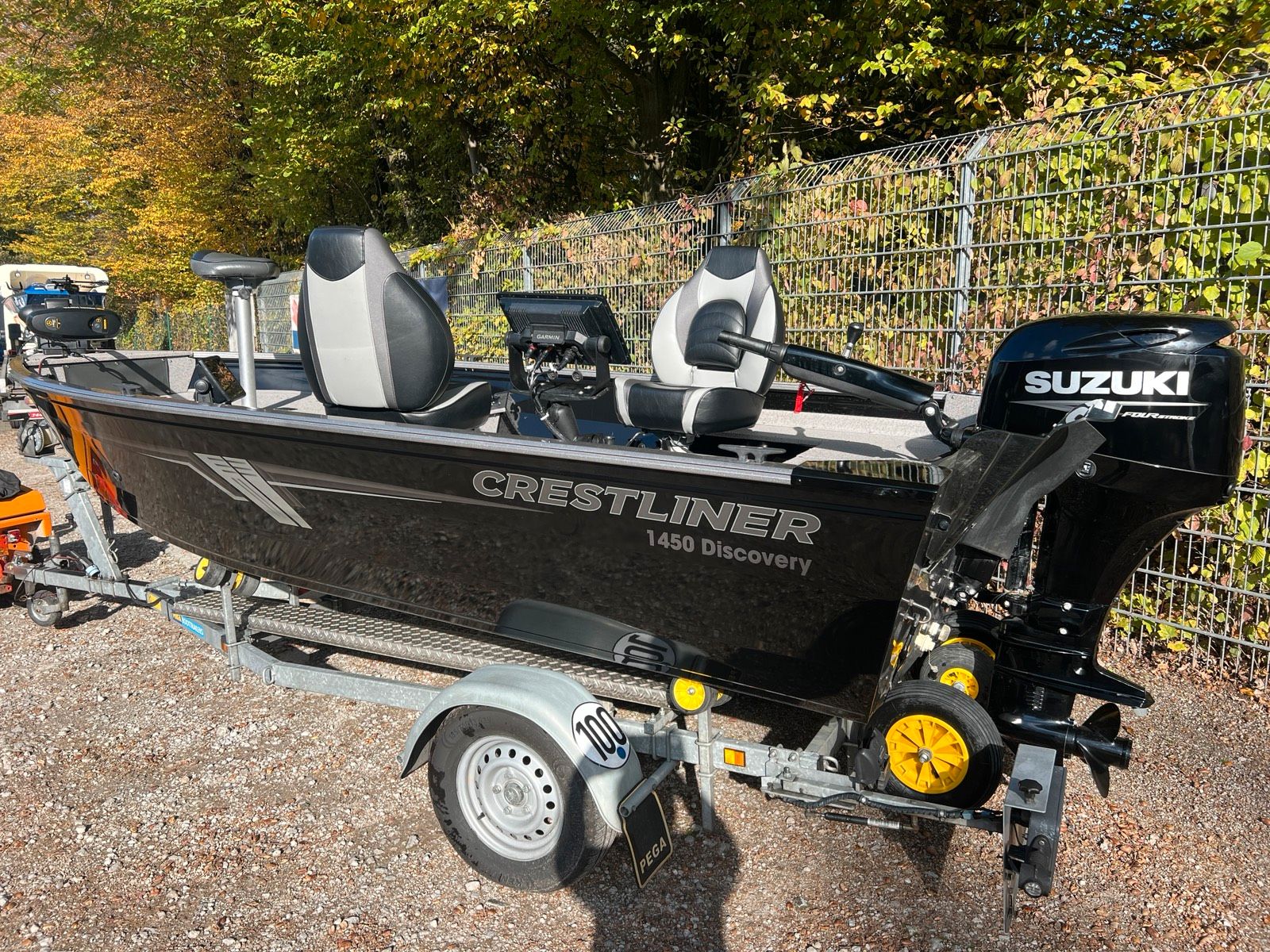 Crestliner Discovery 1450 Aluminium Angelboot Vollausstattung