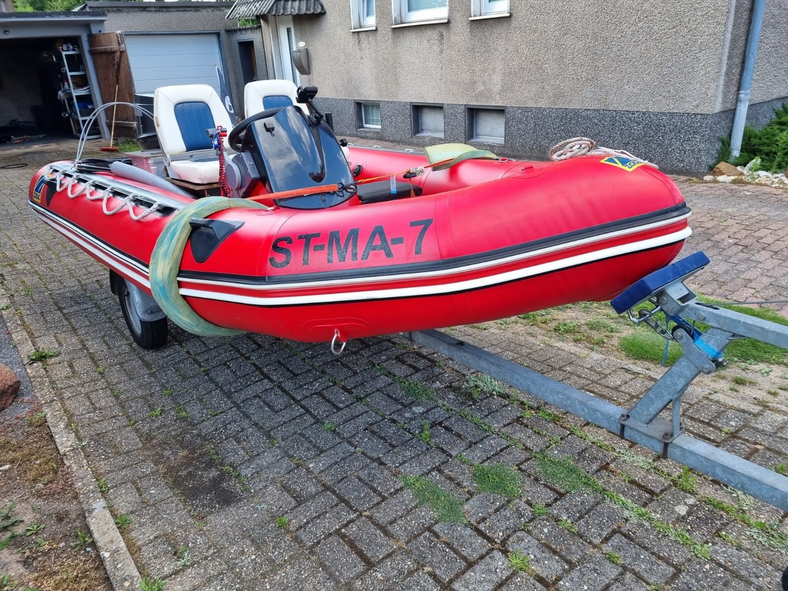 Zodiac Futura *Yamaha 40*Harbeck-Trailer* Schlauchboot