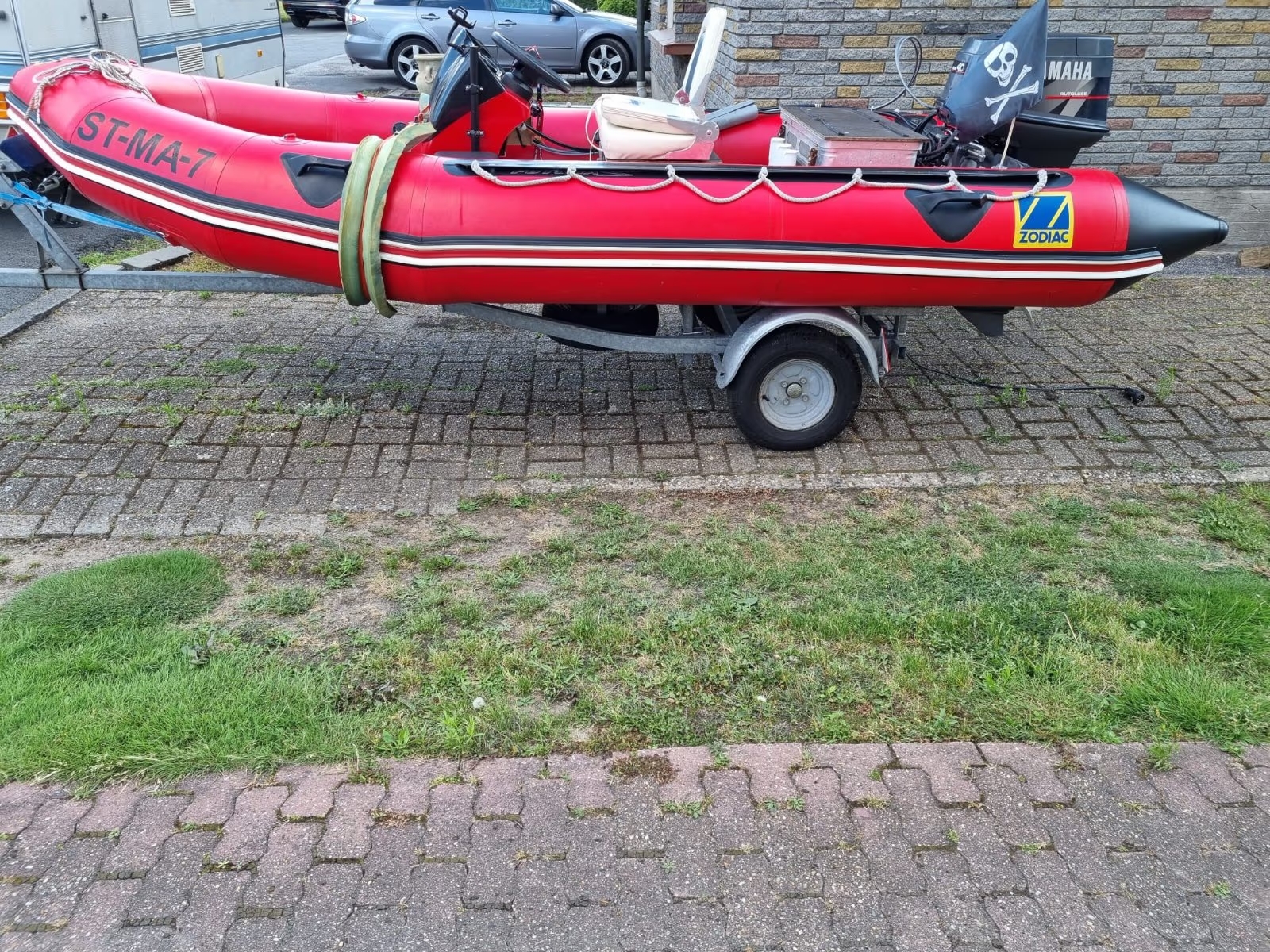 Zodiac Futura *Yamaha 40*Harbeck-Trailer* Schlauchboot