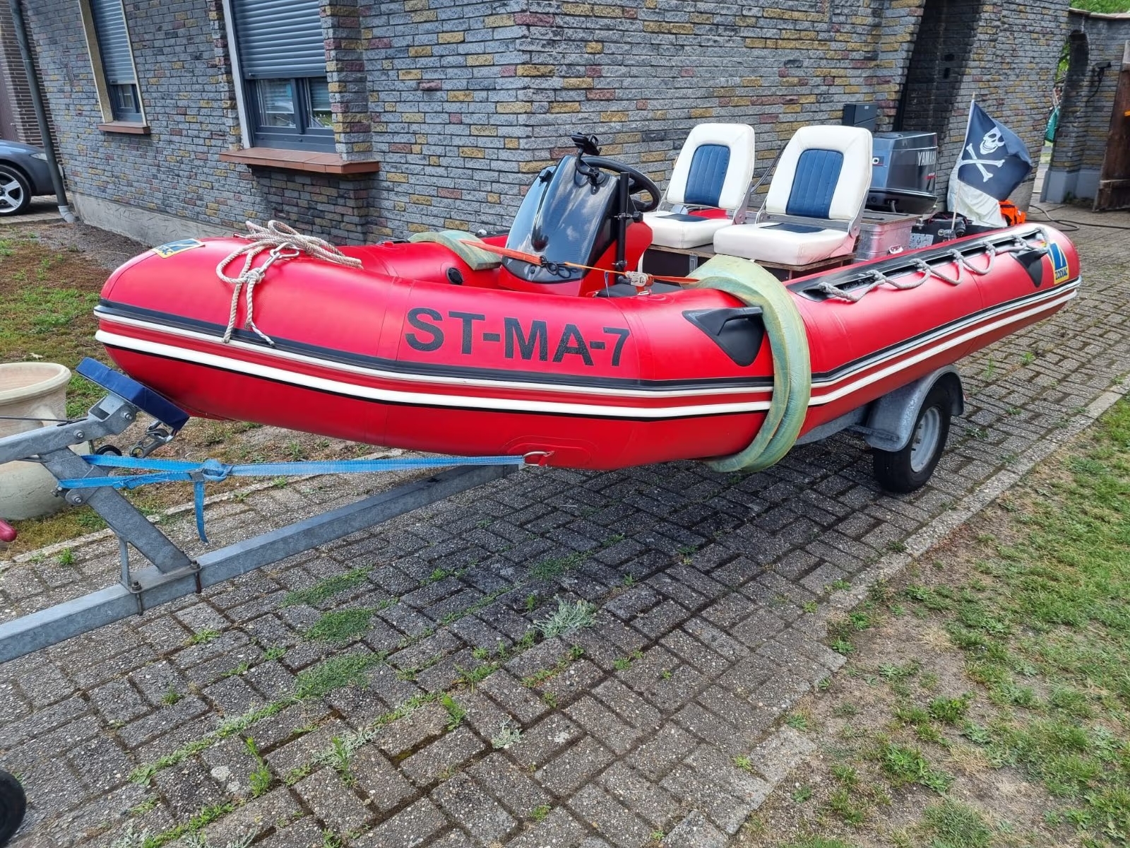 Zodiac Futura *Yamaha 40*Harbeck-Trailer* Schlauchboot