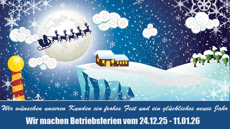 Frohe Weihnachten und ein schönes neues Jahr wünscht das Team von Tema Marine