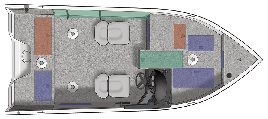 Crestliner 1650 Fish Hawk SC