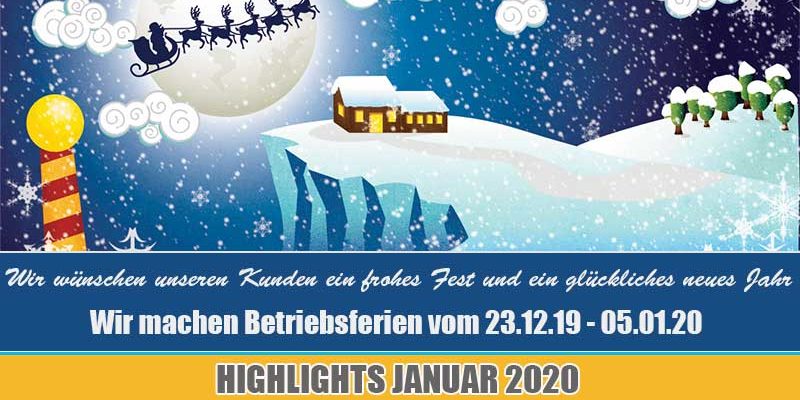 Betriebsferien 2019 2020
